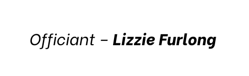 Officiant Lizzie Furlong